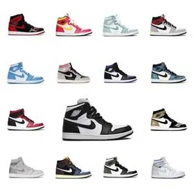 Air Jordan 1 High Retro high-top basketball shoes (12 style)-0622  