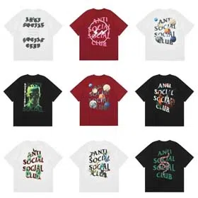 ASSC Anti Social Club Colorful graphic T-shirt-1793  