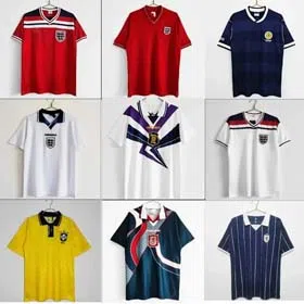 Retro Jersey Nostalgic Classic England Adult Football Jersey-2005  