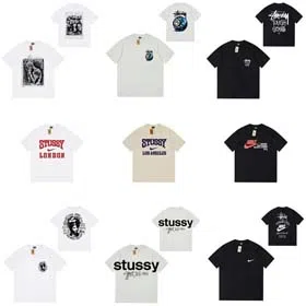 Stussy Dopamine round neck loose short sleeve T-shirt-2009  
