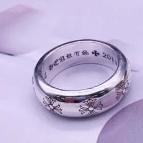 Chrome Hearts Arc-shaped cross flower couple ring（40 styles)-2063  