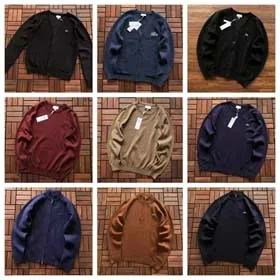 Lacoste  Heavy Knit New Cardigan Sweater-2121  