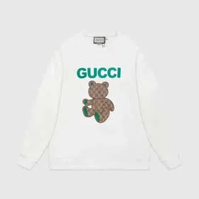 GUCCI Bear patch letter logo round neck sweatshirt Baita slim（15 styles)-2174  