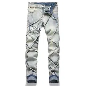 Revenge  Embroidered Classic Jeans (28 styles)-2435  