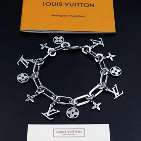 Louis Vuitton LV floral letter bracelet-3577  
