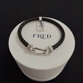 Feiden full diamond diamond horseshoe buckle bracelet-3986  