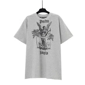 Palm Angels College Style Printed Casual Loose Short Sleeve T-Shirt (40 styles)-2843  