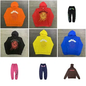 Spder 555555 foam print spider web hoodie sweatshirt-4480  
