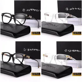Chrome Hearts Gold-Embellished Glasses-4649  
