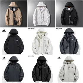 Louis Vuitton LV Adidas Casual Jacket Hoodie-4822  