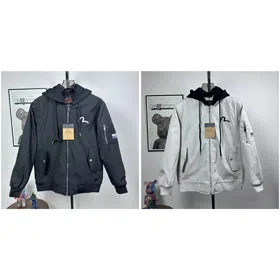 Evisu New Embroidered Baseball Jacket/Padded Jacket-4889  