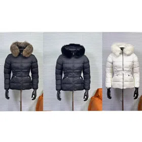 Moncler 818 Series Zip-Up Down Jacket with Adjustable Waist-5042  