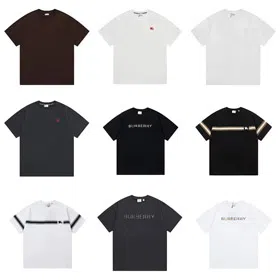 Burberry new embroidered short-sleeved T-shirt-5168  