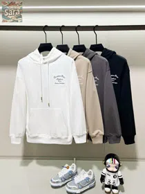 Dior Fendi Burberry New Collection Pure Cotton Hooded Sweatshirt-5212  