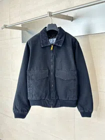 Prada new distressed washed cotton jacket-5473  