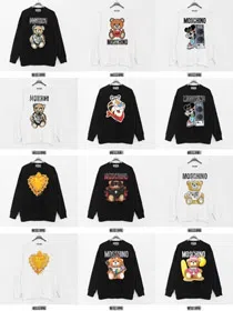 Moschino Bear Loose Casual Long-Sleeved Sweatshirt-5518  