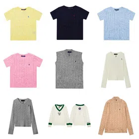 Polo Ralph Lauren Cashmere Casual Sweater T-Shirt-5530  