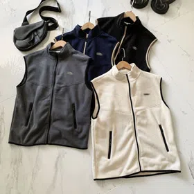 Lacoste fleece lined thermal vest-5941  