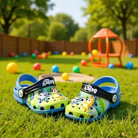 New Crocs x Bluey collaboration parent-child clogs-5966  