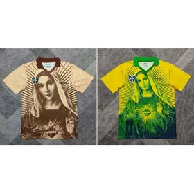 2627 Fan Edition National Team Brazil Jersey (Mary)-6058  