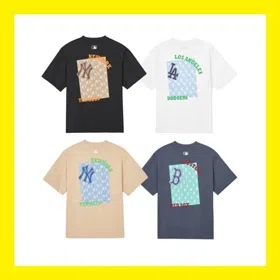 MLB New Pure Cotton Short-Sleeve Printed T-Shirt-6384  