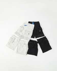 Adidas Originals x GALI New Detachable Multi-Pocket Zippered Cargo Pants-6434  