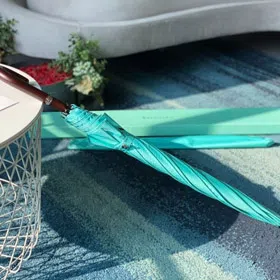 Tiffany & Co.Iconic Solid Color Sun & Rain Umbrella-6533  